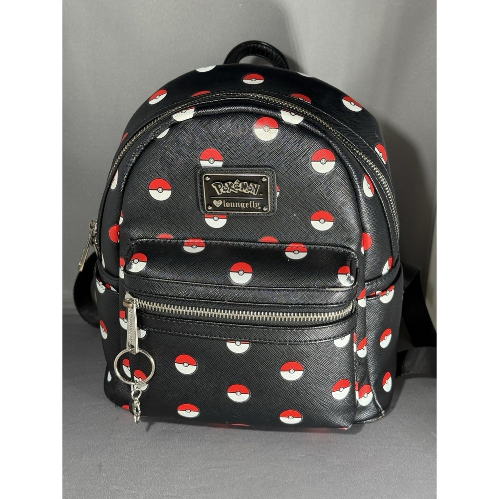 Loungefly Pokémon Poke Ball All Over Mini Backpack Bag Anime 90's